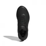 Championes Adidas Duramo Sintético 2 para running, color negro con suela blanca.