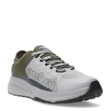 Championes de hombre Umbro, color gris con detalles en verde militar y logo de la marca en el lateral.