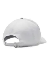 Gorra Under Armour ajustable, color marrón, con logo bordado en blanco. Confeccionada con tecnología UA Storm que repele la lluvia.