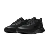 Championes Nike Wearallday de hombre, color negro. Capellada de malla transpirable, acolchado suave alrededor del tobillo y lengüeta gruesa y acolchada. Suela exterior de goma con diseño tipo gofre.