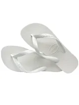 Chancletas Havaianas color blanco.