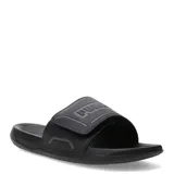 Sandalias Puma Royalcat Comfort 2 negras con logo gris en la tira.