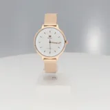 Reloj Marea modelo B41197014 para dama, con movimiento japonés de 3 agujas, caja de metal de 36 mm, brazalete de acero color rose gold, esfera blanca con detalles en rose gold y resistencia al agua de 3 ATM.