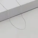 Cadena forcé en plata 925.