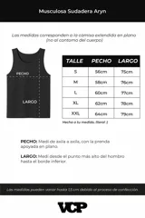 Musculosa color crudo de algodón estilo sudadera, corte oversize, con costuras verticales visibles en el frente y ruedo.