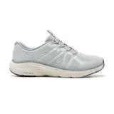 Championes deportivos Skechers Relaxed Fit: D'Lux Comfort 2.0 - Victory, color gris claro. Capellada de malla con refuerzos de satén, cordones elásticos fijos y plantilla acolchada Skechers Air-Cooled Memory Foam.