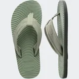 Ojotas Havaianas modelo Surfer Coast color beige con tiras de tela.