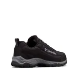Zapatilla deportiva Columbia Firecamp Fleece III, color negro con detalles en gris oscuro. Presenta una parte superior textil acolchada y forro polar interior para abrigo. Cuenta con entresuela TechLite™ para amortiguación y suela Omni-Grip™ para tracción.