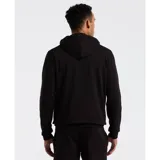 Buzo hoodie negro con cierre completo, confeccionado en felpa suave y con logo Sticker Pete en el pecho.