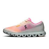 Championes urbanos Cloud 6 Push, color naranja con detalles en rosa y blanco.