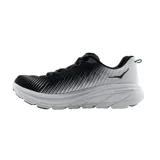 Championes Hoka Bondi 8 de running, color negro con detalles en blanco.