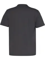 Remera gris oscuro de algodón con estampado del logo de Calvin Klein Jeans en el frente.