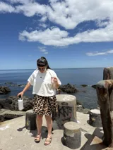 Minifalda acampanada con estampado animal print.