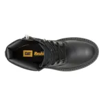 Bota Caterpillar Colorado Max de cuero negro, con cordones y plataforma de 6 cm.