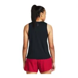 Musculosa sin mangas color blanco, diseñada para entrenamiento, con detalles de ventilación en los laterales.