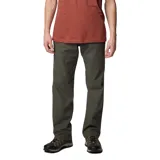 Pantalón de hombre color azul marino, de corte recto, con bolsillos laterales, bolsillos de seguridad con cierre y bolsillo para cuchillo. Confeccionado en tejido elástico con tecnología Omni-Shade UPF 50.