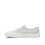 Championes Vans Authentic VR3 unisex, color gris claro, confeccionados con lona de algodón orgánico. Cuentan con plantilla de espuma VR3Cush™ de base biológica y suela exterior VR3Waffle™ de caucho natural de origen responsable.