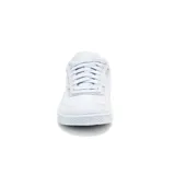 Championes Caterpillar Pause Retro T-Toe color blanco, confeccionados en cuero gamuzado, con forro 100% reciclado postindustrial, plantilla de espuma EVA suave, suela de goma duradera y construcción Strobel.