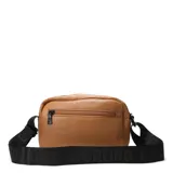 Bandolera tipo morral de ecocuero PU color rosado, con correa ajustable negra. Presenta un compartimento principal con cierre superior negro y un bolsillo frontal con cierre. Lleva la inscripción "OREIRO LOVE" en negro en el frente.