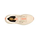 Championes urbanos Caterpillar Colorado Sneaker Lo, color beige con detalles en naranja. Capellada de cuero y nylon ripstop, forro de malla de nylon, plantilla acolchada, entresuela de EVA y suela de goma.