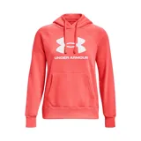 Buzo negro Under Armour de corte clásico, con capucha y logo grande estampado en el frente. Confeccionado en tejido Fleece ligero, cómodo y cálido.