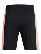 Short deportivo Under Armour Challenger Knit color azul marino con logo blanco en la pierna derecha.