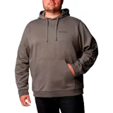 Buzo canguro Columbia Beaumont Hoodie color beige con capucha ajustable con cordón, bolsillo tipo canguro y logo de la marca estampado en la manga.