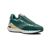 Championes Fila Renno Vintage, color verde con detalles en gris y beige. Capellada de cuero y tela, con suela de goma.