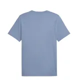 Remera color crema de corte clásico, con cuello redondo y logo Puma bordado en el pecho.