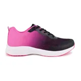 Championes deportivos American Sport Riddle, color gris y rosa, con suela blanca.