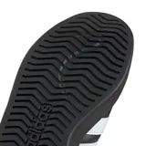 Championes Adidas Streettalk de hombre, color negro con las tres tiras blancas y detalles dorados.