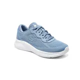 Championes deportivos Skechers Skech-Lite Pro, color celeste, con cordones y capellada de malla técnica. Cuenta con plantilla Skechers Air-Cooled Memory Foam y media suela Skech-Lite moteada con absorción de impactos.