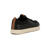 Championes casuales de hombre, marca Br Sport, color marrón y negro, con cordones negros y suela color crema.