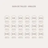 Anillo ajustable de plata 925 con diseño de doble banda abierta y acabado liso.