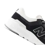 Championes urbanos New Balance modelo 997H, color azul con detalles en blanco, confeccionados en gamuza y malla, con logo "N" característico en los laterales y entresuela ENCAP.