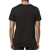 Remera básica de manga corta color negro, con bolsillo en el pecho.