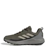 Championes de trekking Adidas Terrex Anylander Hiking, color verde oliva con detalles en negro y gris.