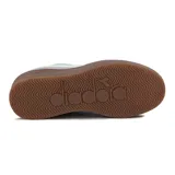 Championes Diadora Bamplat grises con detalles en blanco y suela marrón.