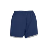 Short deportivo azul marino de Umbro, con cintura elástica y logo de la marca en blanco en la pierna izquierda.