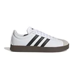Championes Adidas VL Court Base, color blanco con detalles en negro y suela marrón.