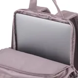 Mochila Puma Phase College color lila/rosa viejo, con compartimento principal con cierre y bolsillo frontal con cierre. Posee asas superiores y correas ajustables para llevar al hombro. Logo Puma bordado en el frente.