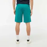Bermudas deportivas rectas de chándal color azul.