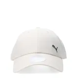 Gorra de béisbol color crema con logo de Puma metálico en el lateral.