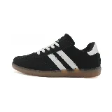 Zapatillas deportivas Le Groupe de hombre, color azul marino con detalles en celeste y suela marrón.