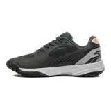 Championes Fila Acer Champion de tenis para mujer, color negro con detalles en plateado y logo de la marca en blanco.