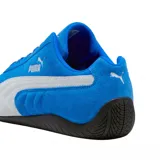 Championes Puma Speedcat OG azules de gamuza con detalles en blanco y suela negra.