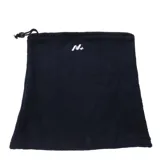 Cuello negro de algodón con logo N+ en blanco.