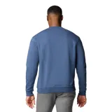 Buzo negro de cuello redondo, marca Columbia, modelo Meridian Creek Crew. Tiene logo de la marca bordado en el pecho.