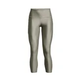 Calza capri Under Armour HeatGear negra con logo en la pierna izquierda.