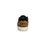 Championes de skate Etnies Joslin Vulc, color negro con suela marrón. Presentan logo de la marca en el lateral y lengüeta.